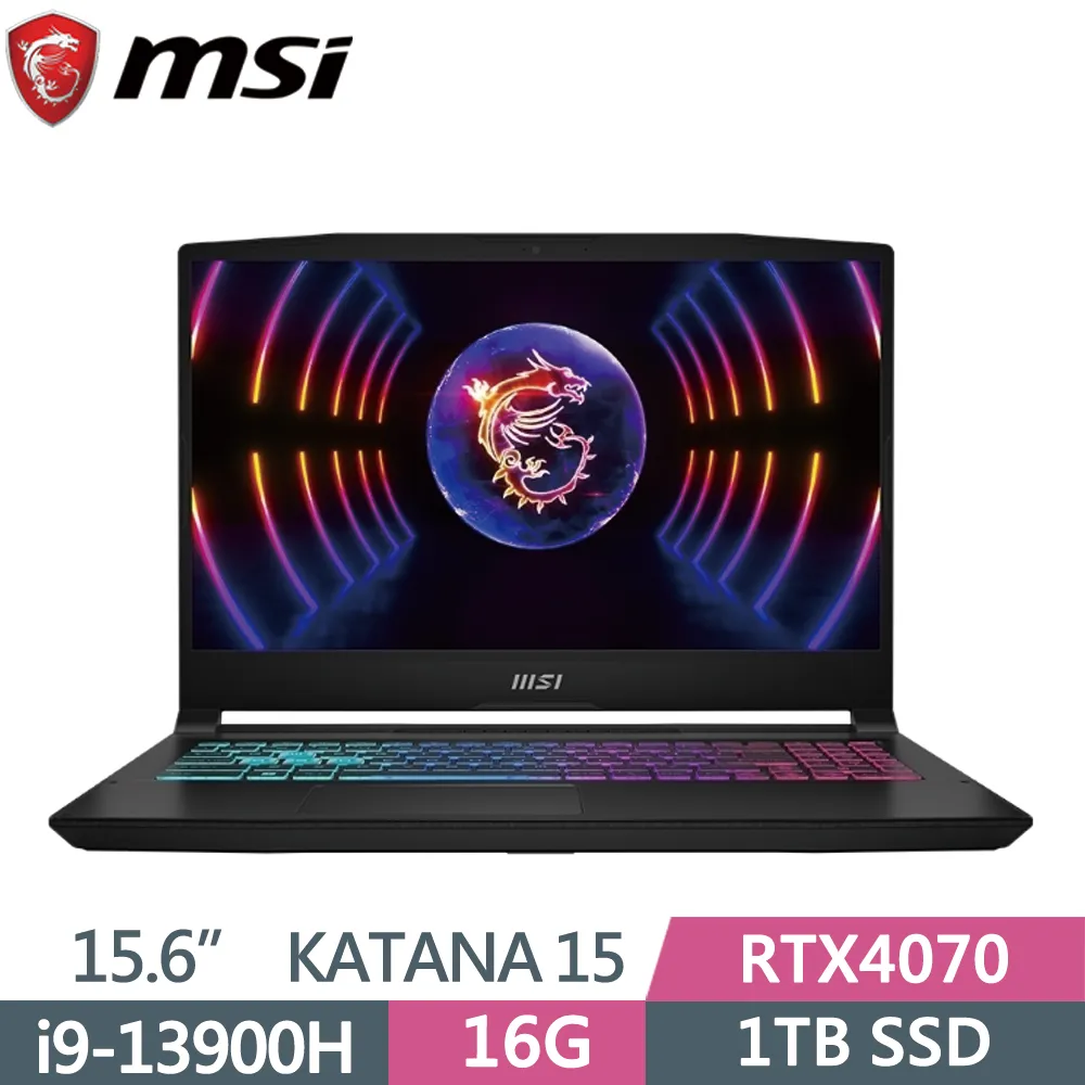 MSI微星 Katana 15 B13VGK-1201TW(i9-13900H/16GB/RTX4070-8G/1T SSD/W11/2K/165Hz/15.6)筆電 歷史價格詳細信息