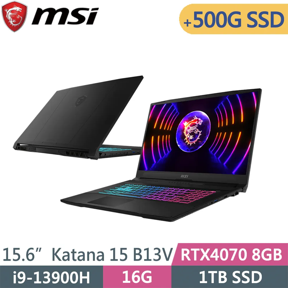 MSI Katana 15 B13VGK(i9-13900H/16G/1TB/RTX4070/15.6吋/W11) 歷史價格詳細信息