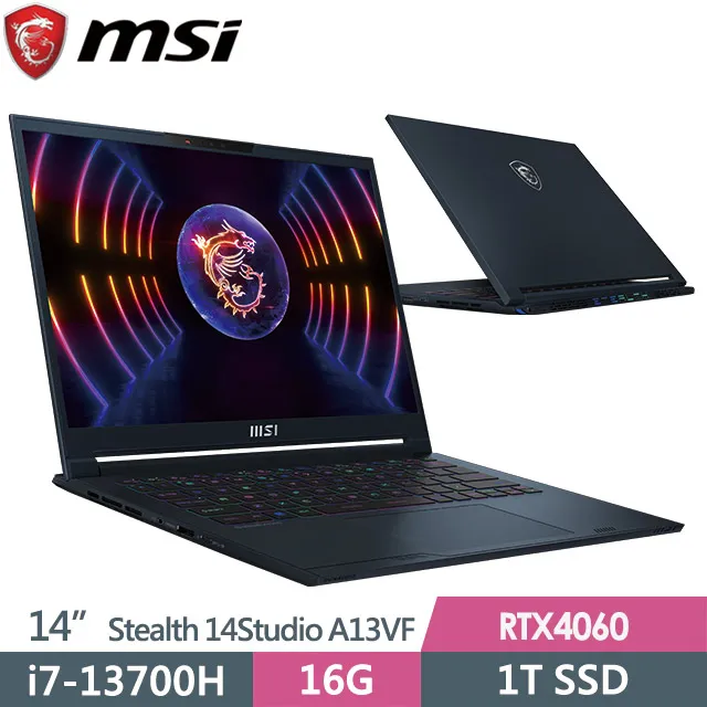 MSI Stealth 14Studio A13VF-021TW 星辰藍 /i7-13700H/RTX4060 歷史價格詳細信息