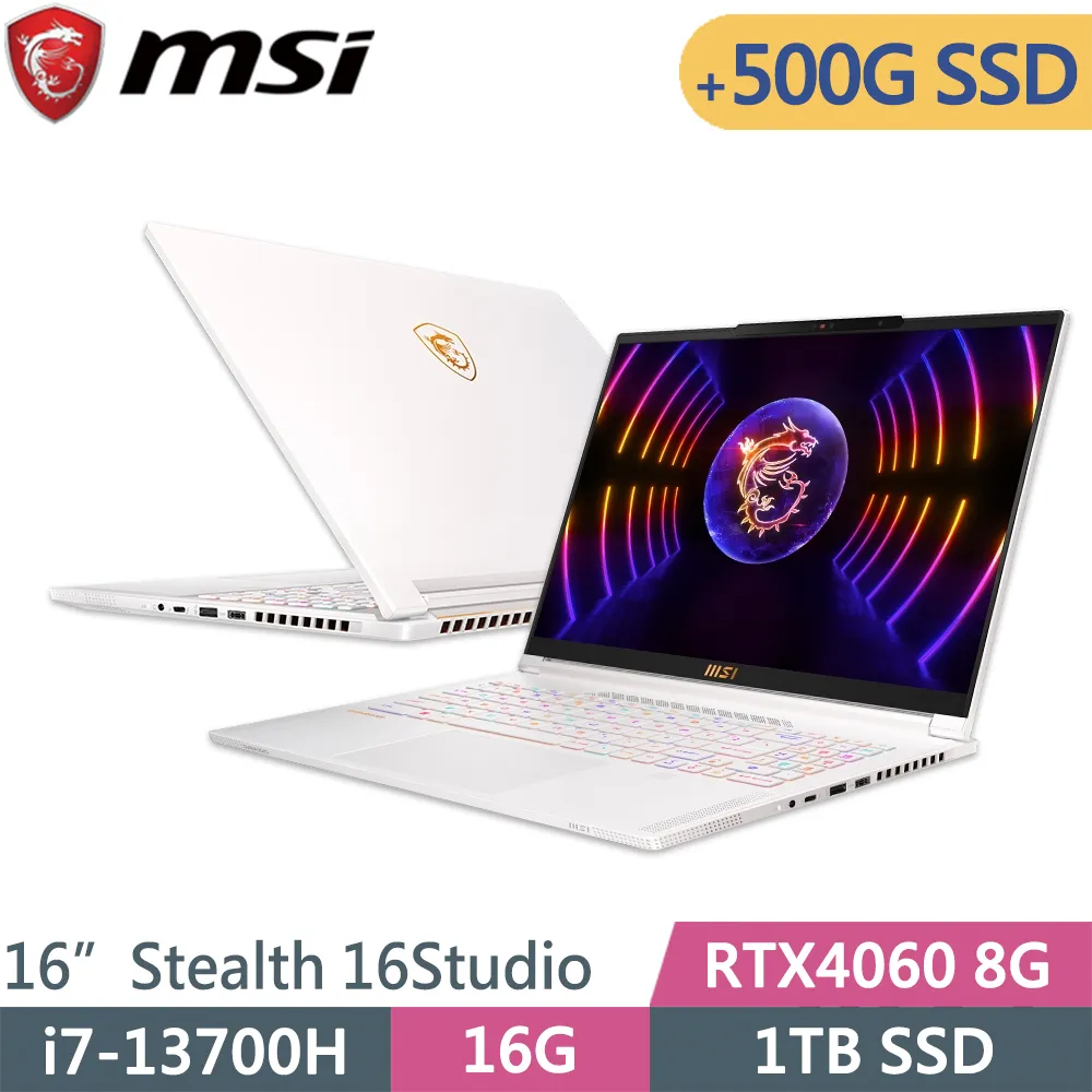 微星Stealth16Studio A13VF047TW 16吋白i7/16G/1T/RTX4060筆電 現貨 廠商直送 歷史價格詳細信息