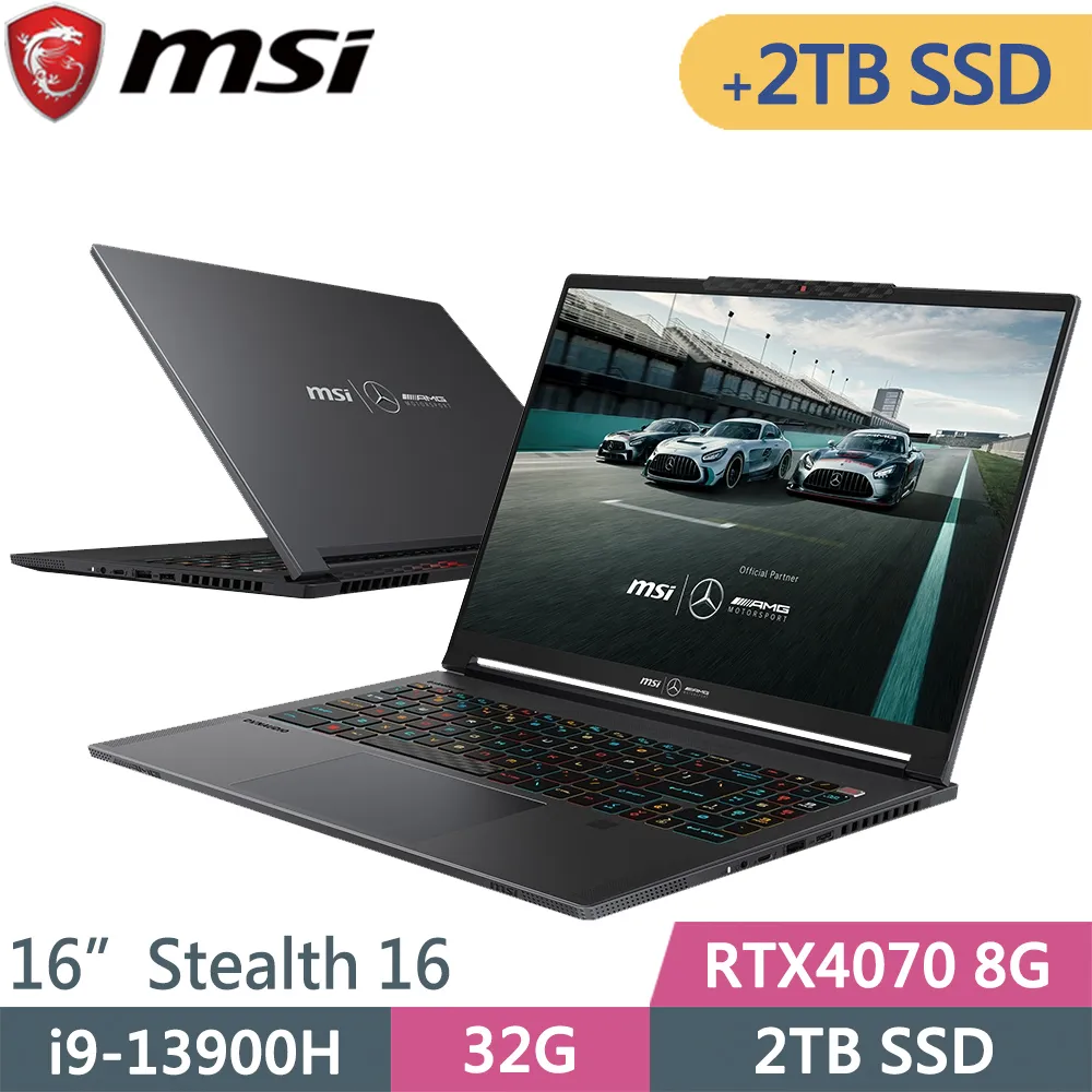 msi 微星 Stealth16 A13VG 235TW 16吋 AMG 賓士聯名 筆電 i9/32G/RTX4070 歷史價格詳細信息