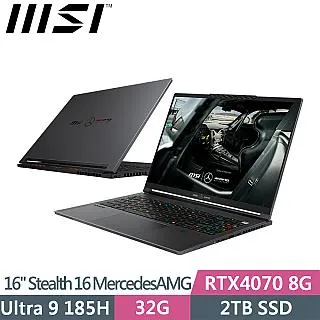 msi微星 Stealth 16 MercedesAMG A13VG-235TW-SP4 黑(i9-13900H/64G/2TB+1TB/RTX4070 8G/16)特仕 歷史價格詳細信息