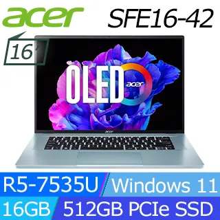 【M365組】Acer Swift Edge SFE16-42-R260 銀(R7-7735U/16G/512GB PCIe/W11/4K WQUXGA/16) 歷史價格詳細信息