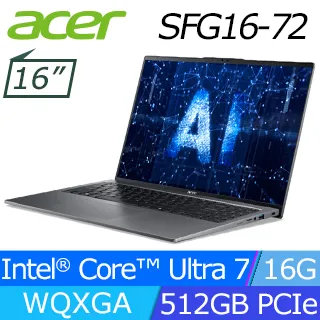 ACER Swift GO SFG16-72-59MH 灰(Ultra 5-125H/16G/512G+1T SSD/W11/3.2K OLED/16)特仕 歷史價格詳細信息