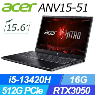 ACER Nitro V ANV15-51-58L8 黑(i5-13420H/16G/RTX3050-6G/512GB PCIe/W11/165Hz/15.6) 歷史價格詳細信息