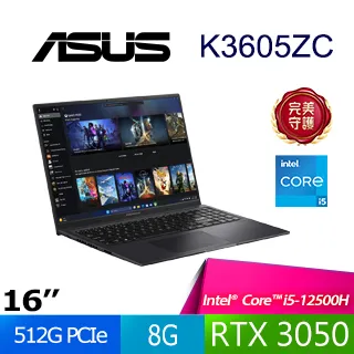 ASUS Vivobook 16X K3605ZF-0162K12500H 黑(i5-12500H/8G/512G SSD/RTX2050/144hz/16) 歷史價格詳細信息