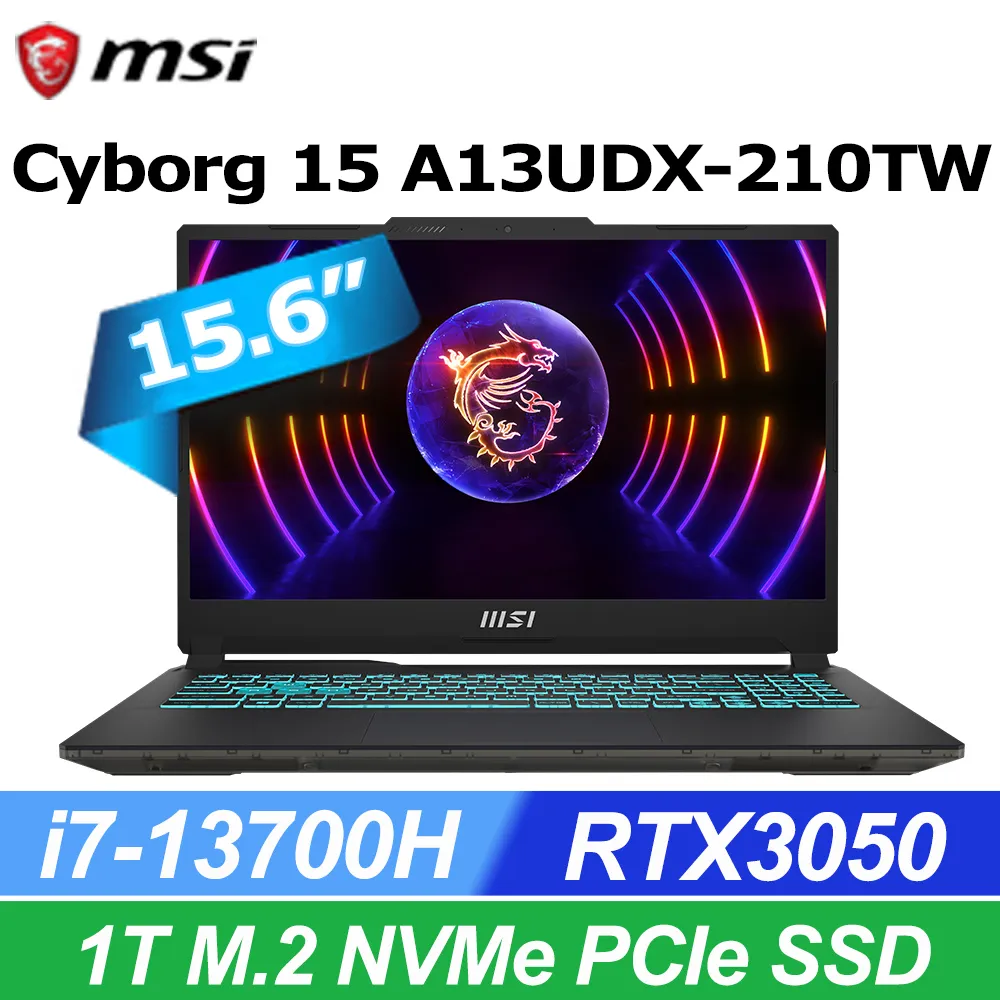 MSI Cyborg 15 A13UDX-210TW 微星13代輕薄戰鬥電競筆電/i7-13700H/RTX3050 歷史價格詳細信息