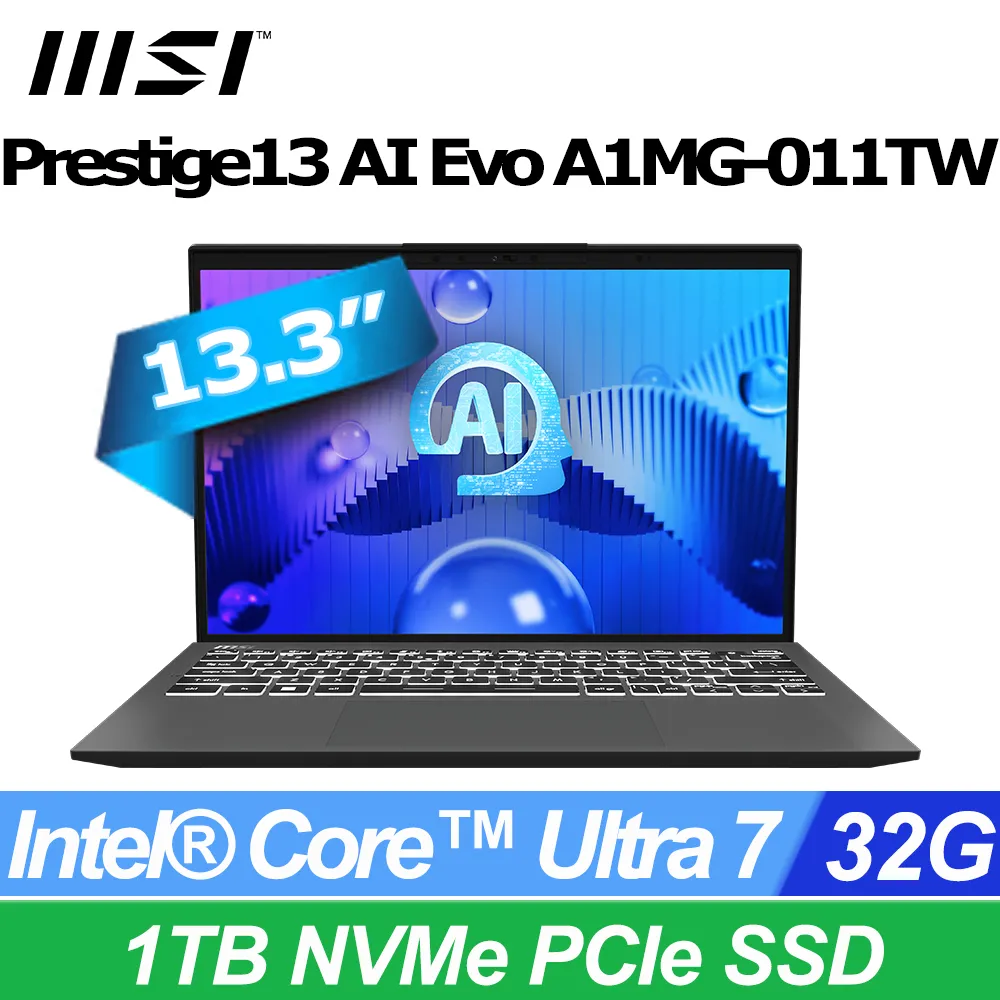 【羅技M720滑鼠組】MSI Prestige 16 AI Evo B1MG-007TW(Intel Core Ultra 7 155H/32G/1TB/W11/QHD+/16) 歷史價格詳細信息