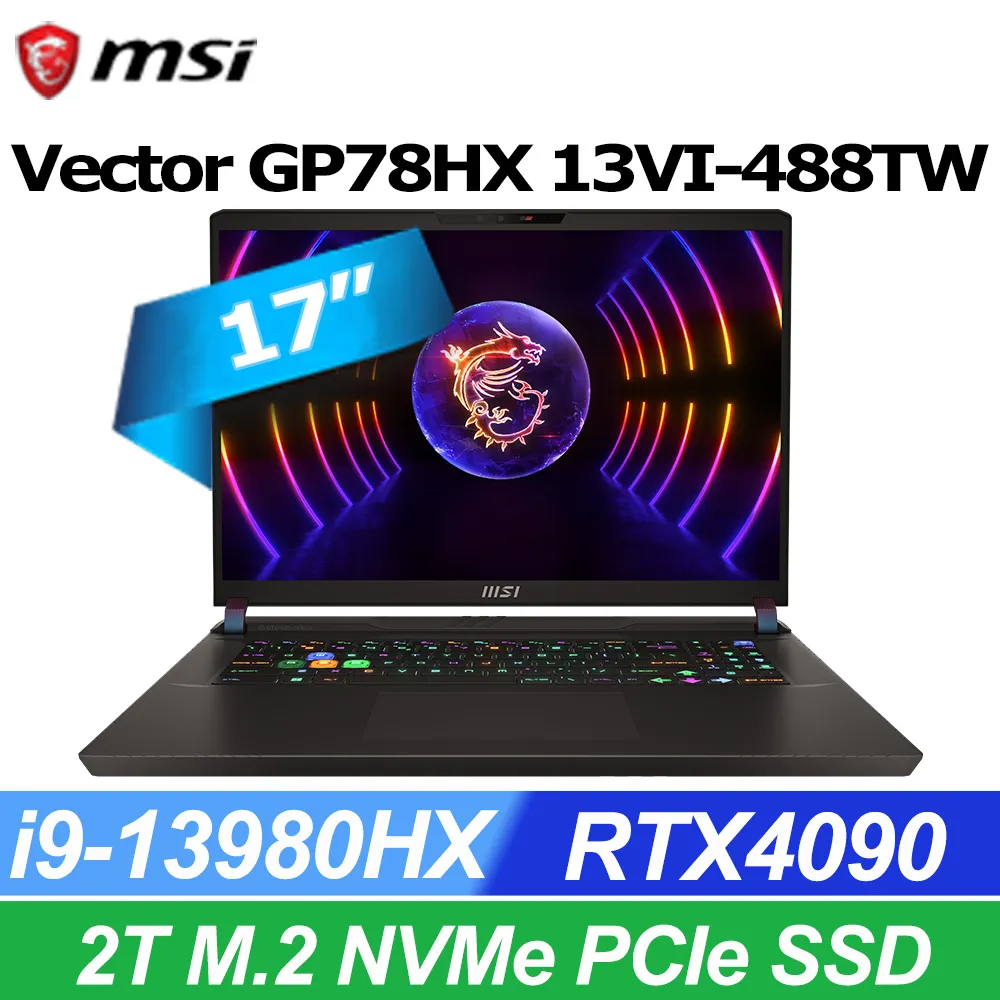 【1TB行動硬碟組】MSI Vector 17HX 17吋 電競灰色(i9-14900HX/32G/1TB/RTX 4080-12G/W11/A14VHG-888TW) 歷史價格詳細信息