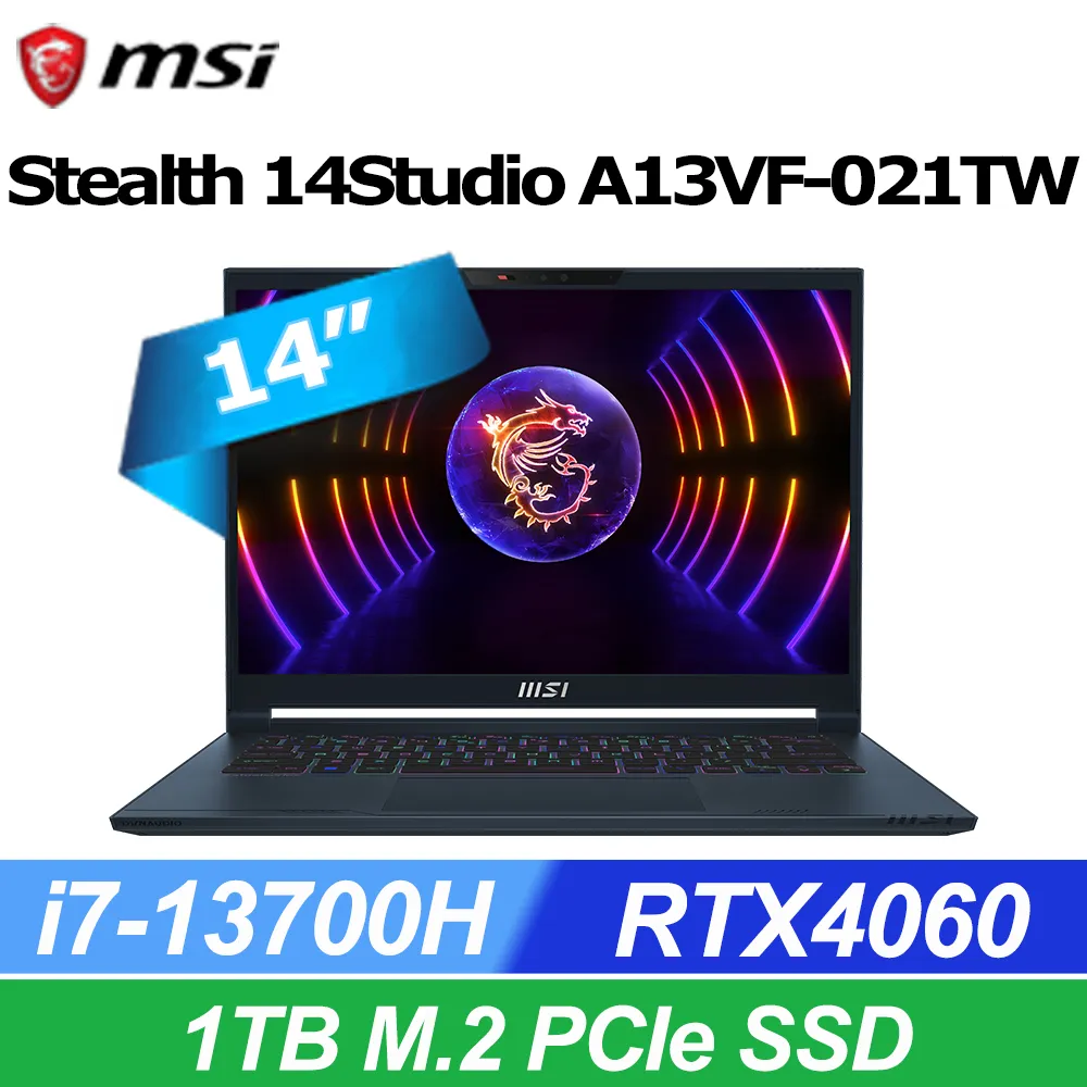 MSI Stealth 14Studio A13VF-021TW 星辰藍 /i7-13700H/RTX4060 歷史價格詳細信息