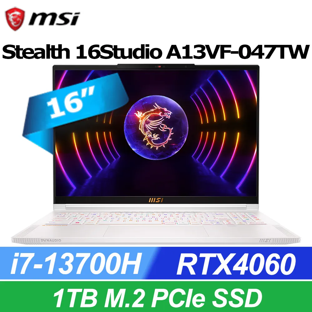 微星Stealth16Studio A13VF047TW 16吋白i7/16G/1T/RTX4060筆電 現貨 廠商直送 歷史價格詳細信息