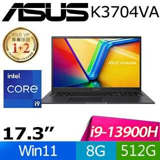 ASUS Vivobook 17X K3704VA-0052K13900H 搖滾黑(i9-13900H/8G/512G PCIe/W11/FHD/17.3) 歷史價格詳細信息