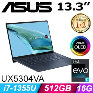 ASUS ZenBook S13 OLED UX5304VA-0142B1355U(i7-1355U/16G/512G SSD/W11/2.8K/OLED/13.3) 歷史價格詳細信息
