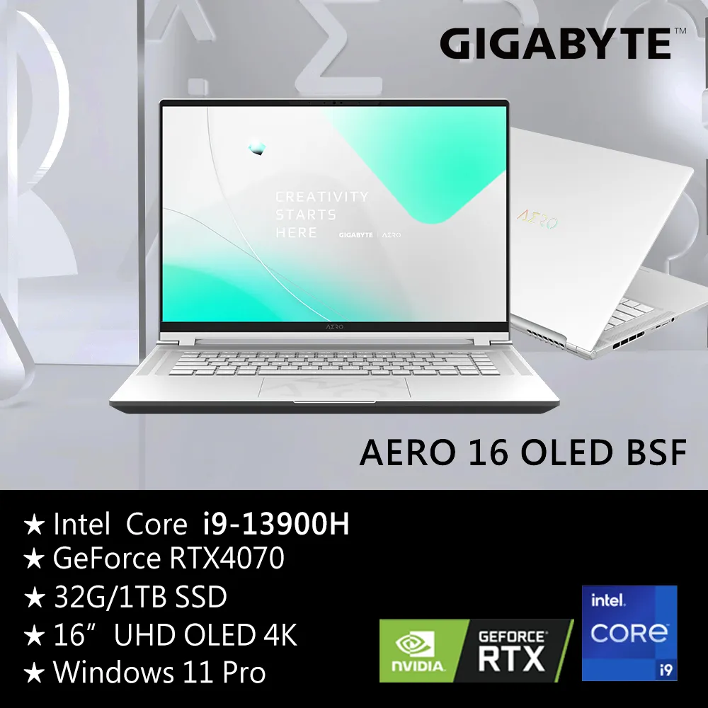 技嘉 AERO 16 OLED BSF 創作者筆電 (i9-13900H/RTX4070/OLED 4K/32G/1TB SSD/Win11P/16) 歷史價格詳細信息