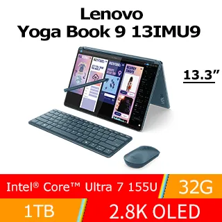Lenovo Yoga Book 9 83FF0029TW 綠(Ultra 7 155U/32G/1TB SSD/13.3吋2.8K/W11P)觸控雙螢幕筆電 歷史價格詳細信息