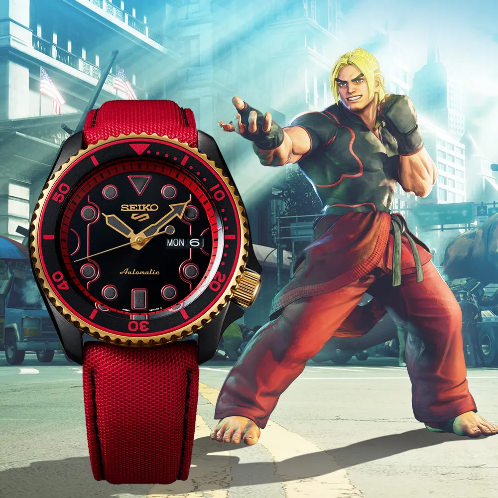 SEIKO 5 X 快打旋風聯名腕錶-RYU隆(SRPF19K1)4R36-08P0W 歷史價格詳細信息