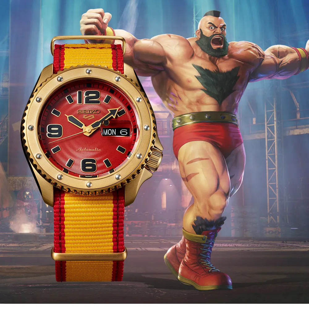 SEIKO 5 X 快打旋風聯名腕錶-RYU隆(SRPF19K1)4R36-08P0W 歷史價格詳細信息