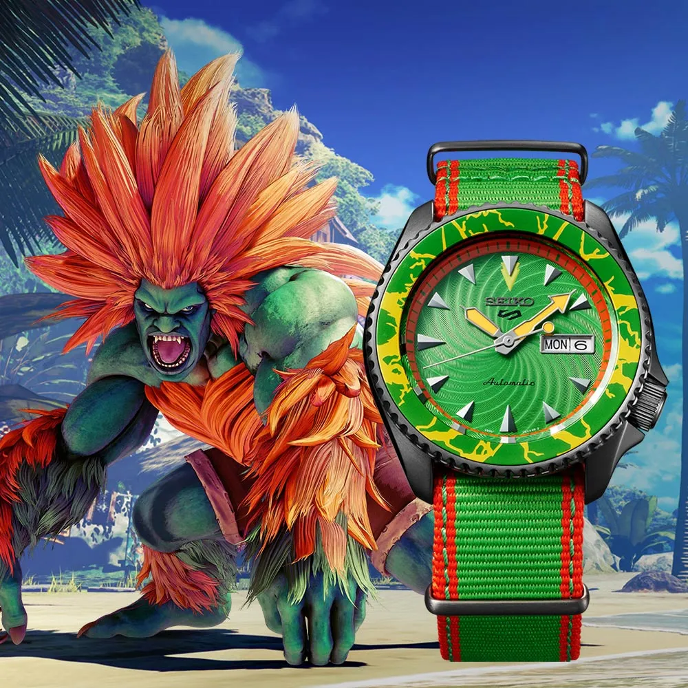 SEIKO 5 X 快打旋風聯名腕錶-RYU隆(SRPF19K1)4R36-08P0W 歷史價格詳細信息