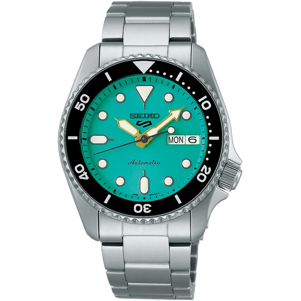 SEIKO 精工 / 4R36-13B0G / 5 Sports 機械錶 軍事風 日期 尼龍帆布手錶 迷彩綠x黑 42mm 歷史價格詳細信息