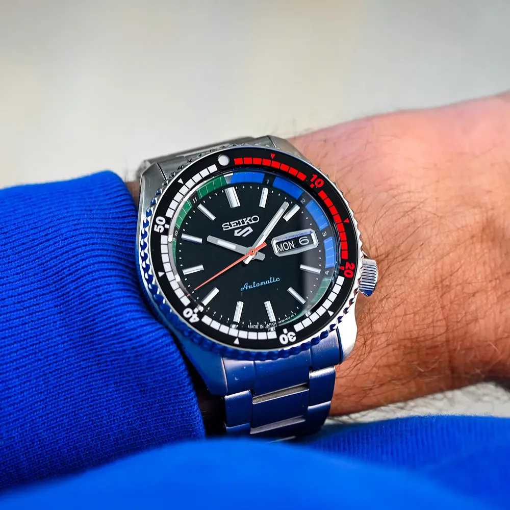 【Seiko精工】4R36-15D0D(SRPK13K1)55周年現代詮釋版潮流機械腕錶 黑色42.5mm 歷史價格詳細信息