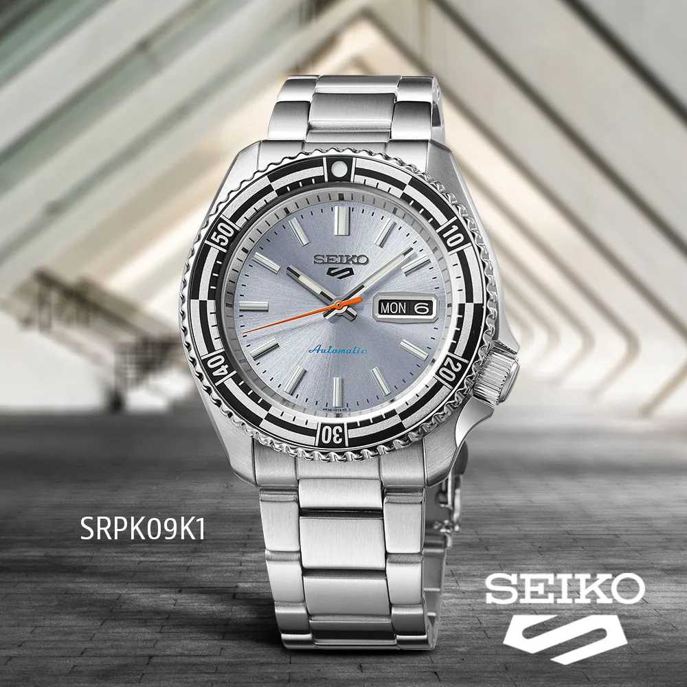 【SEIKO】精工 5 Sports 55週年 復古設計 SRPK13K1 鋼錶帶 潛水機械錶 4R36-15D0D 黑/銀 歷史價格詳細信息