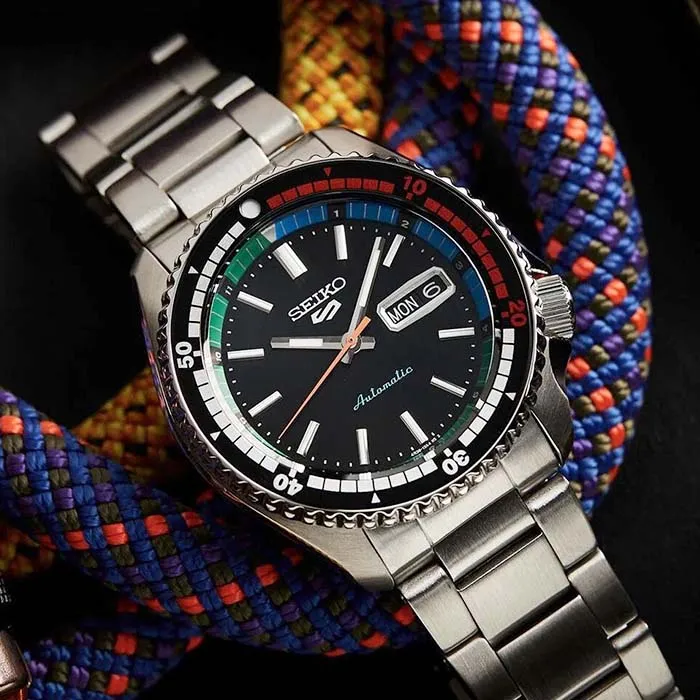 【Seiko精工】4R36-15D0D(SRPK13K1)55周年現代詮釋版潮流機械腕錶 黑色42.5mm 歷史價格詳細信息