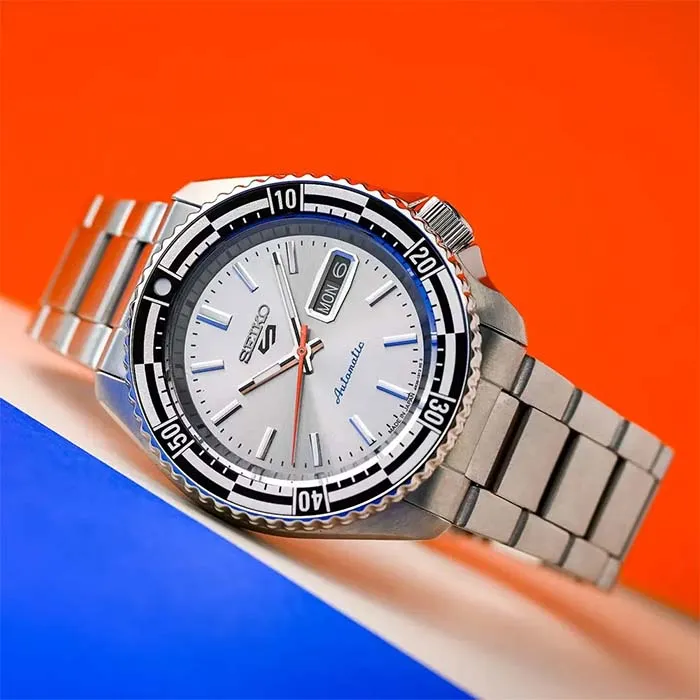 【SEIKO】精工 5 Sports 55週年 復古設計 SRPK13K1 鋼錶帶 潛水機械錶 4R36-15D0D 黑/銀 歷史價格詳細信息
