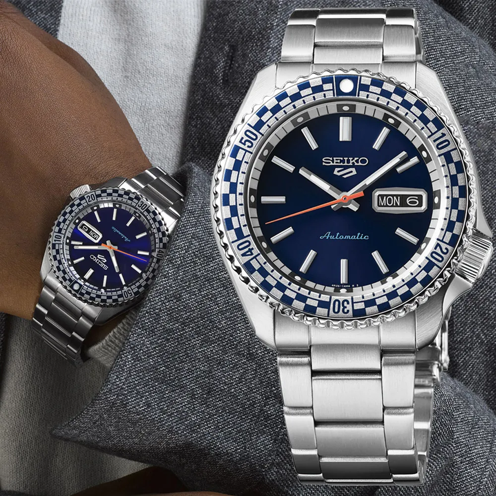 SEIKO 精工 5 SPORTS系列 SKX 賽車旗幟 機械腕錶 (SRPK67K1/4R36-15K0D) 歷史價格詳細信息