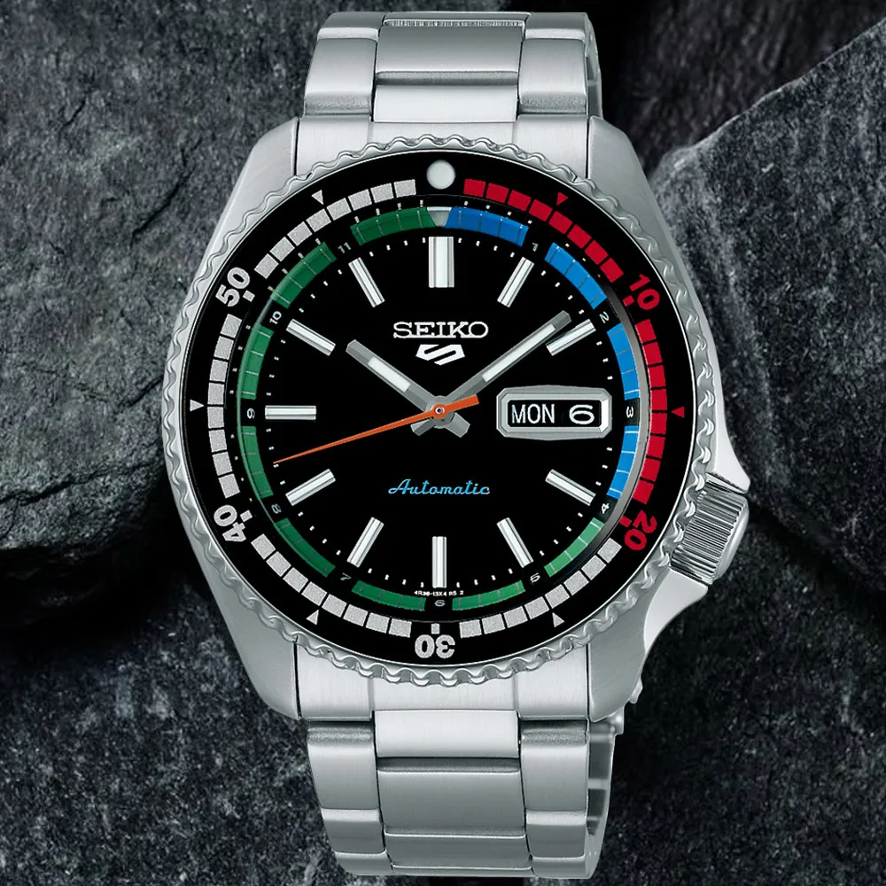 【Seiko精工】4R36-15D0D(SRPK13K1)55周年現代詮釋版潮流機械腕錶 黑色42.5mm 歷史價格詳細信息