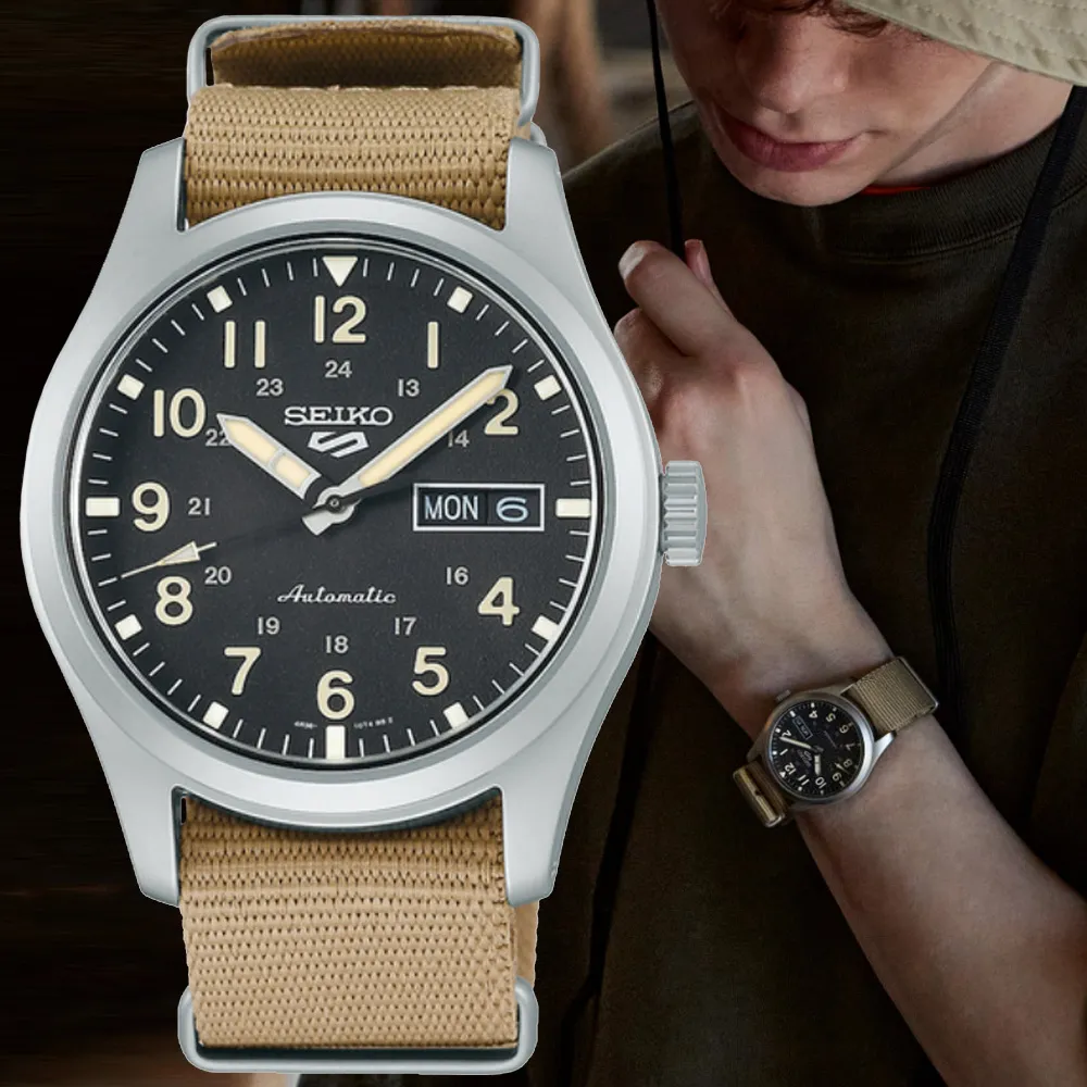 SEIKO 精工 5 Sports系列 Lineup 軍裝風格 機械腕錶 (SRPG29K1/4R36-10A0B) 歷史價格詳細信息