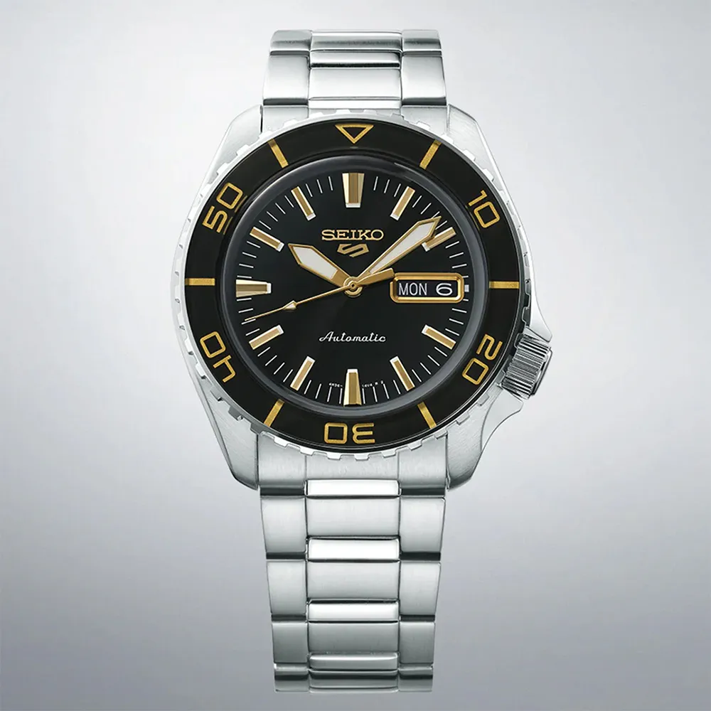 【Seiko精工】4R36-15D0D(SRPK13K1)55周年現代詮釋版潮流機械腕錶 黑色42.5mm 歷史價格詳細信息