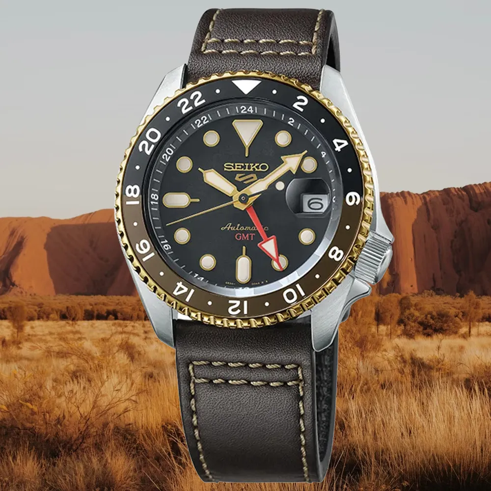 SEIKO 精工 5 Sports 系列 GMT機械錶-42.5mm (SSK001K1/4R34-00A0D) 歷史價格詳細信息