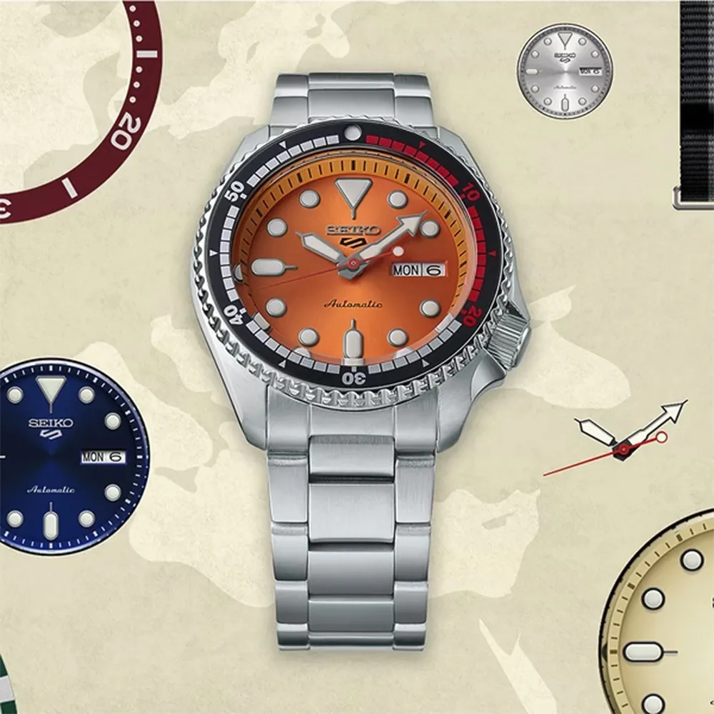 SEIKO 精工 5 Sports 限量款 日本滑板冠軍堀米雄斗 復古機械錶_SK028 SRPL31K1/4R36-16X0C 歷史價格詳細信息