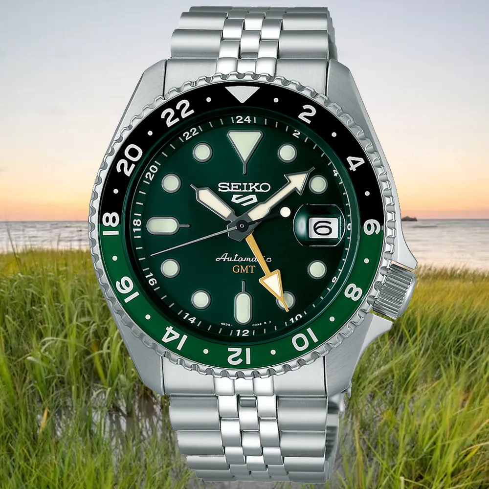 SEIKO 精工 5 Sports 系列綠面帆布機械錶4R36-07G0H(SRPD77K1) x42.5mm 歷史價格詳細信息