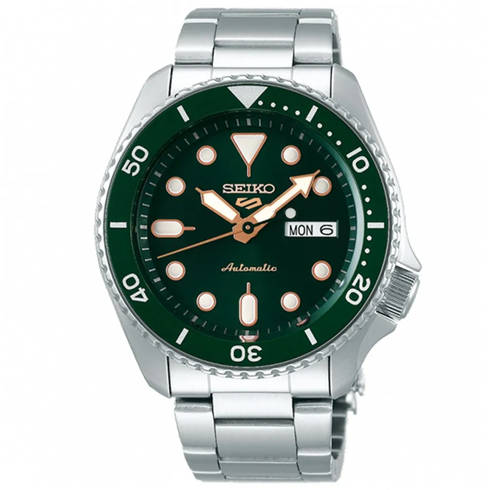 SEIKO 精工 5 Sports 系列綠面帆布機械錶4R36-07G0H(SRPD77K1) x42.5mm 歷史價格詳細信息