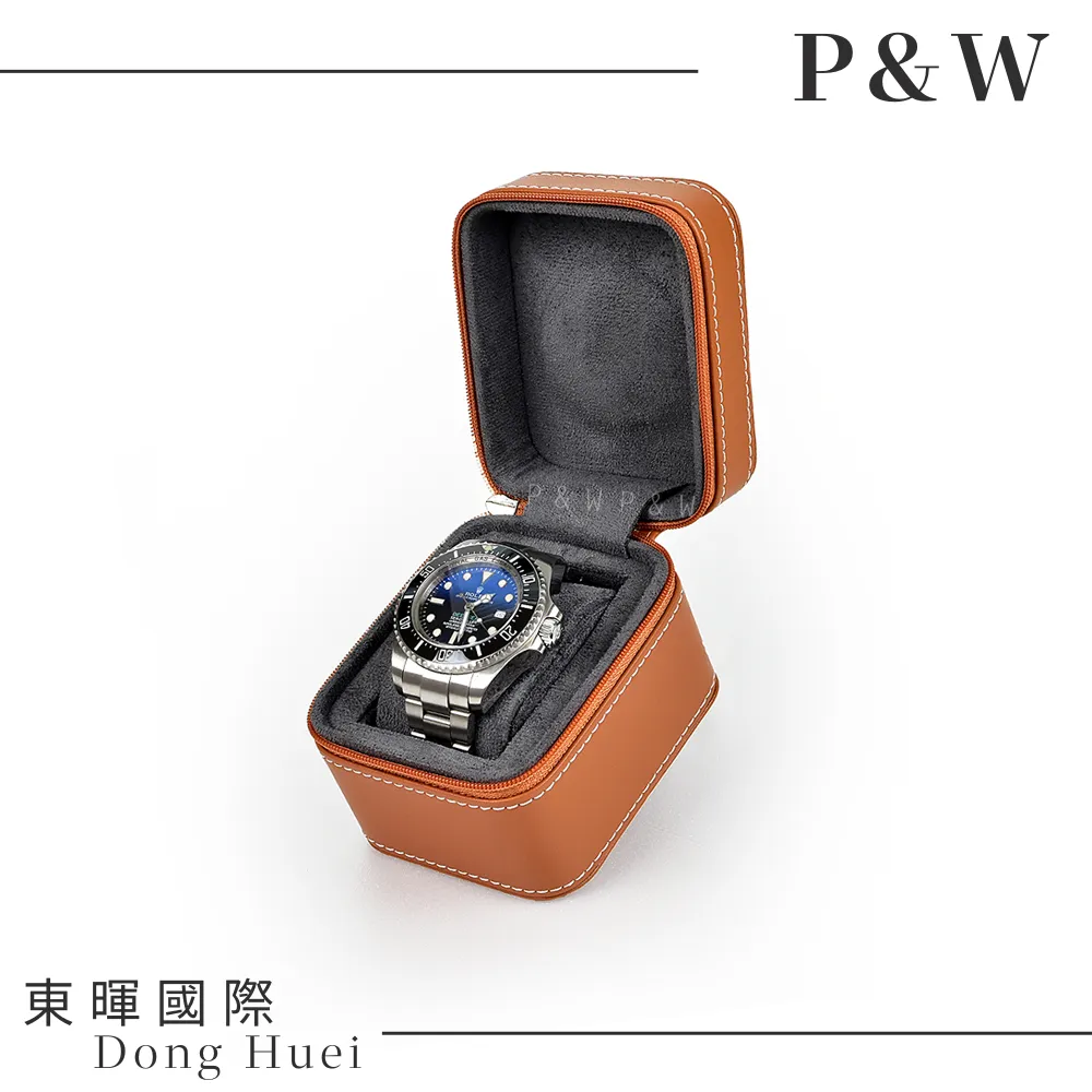 【P&W名錶收藏盒】【棕色皮革】2支裝 手工精品 錶盒 歷史價格詳細信息