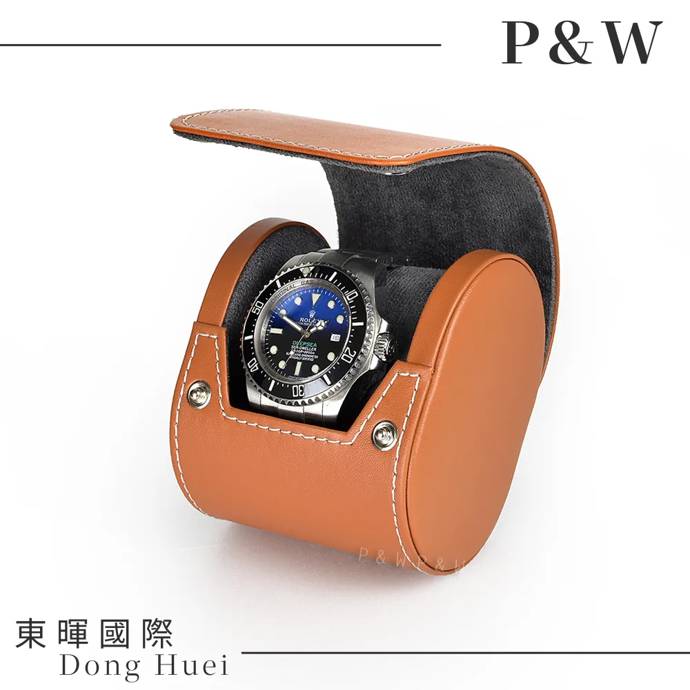 【P&W名錶收藏盒】【棕色皮革】2支裝 手工精品 錶盒 歷史價格詳細信息