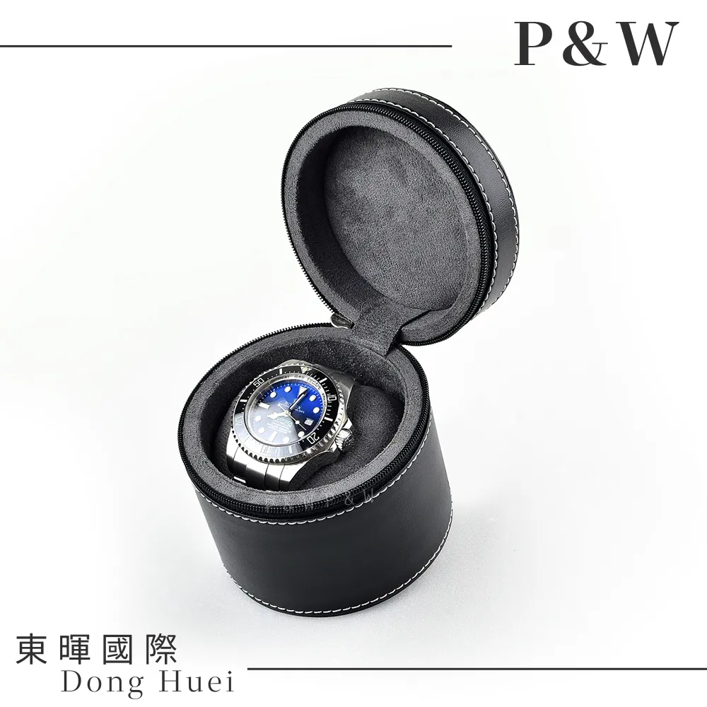 【P&W名錶收藏盒】【黑色皮革】2支裝 手工精品 錶盒 歷史價格詳細信息