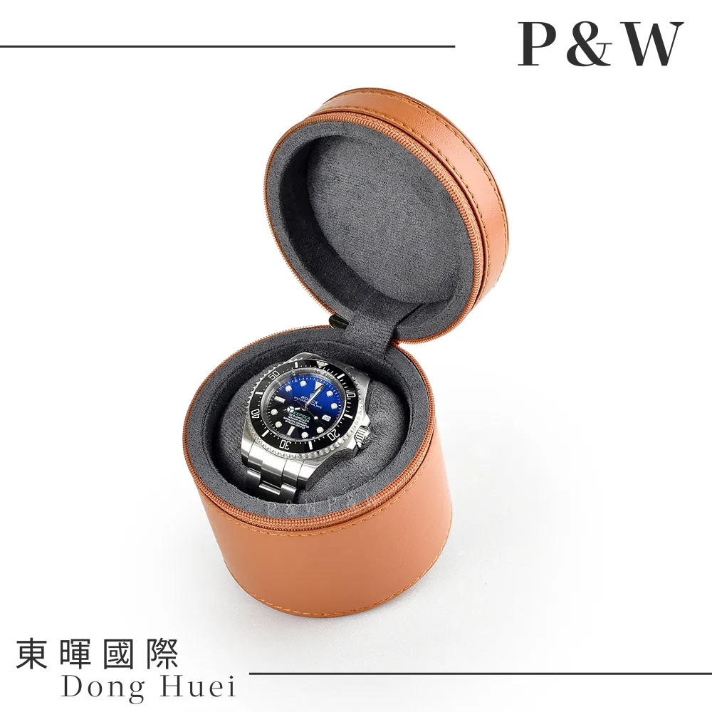 【P&W名錶收藏盒】【棕色皮革】2支裝 手工精品 錶盒 歷史價格詳細信息