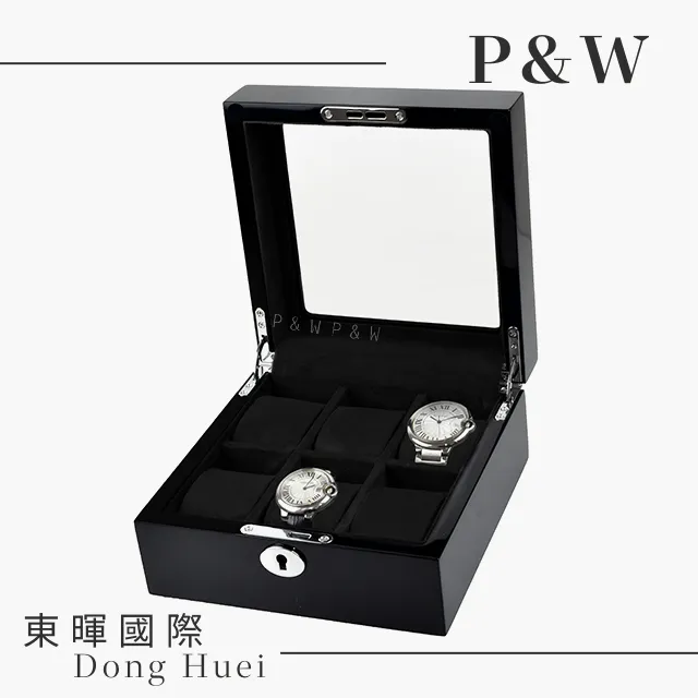 【P&W名錶收藏盒】【玻璃鏡面】 鋼琴烤漆 手工精品木盒 8只裝錶盒 歷史價格詳細信息