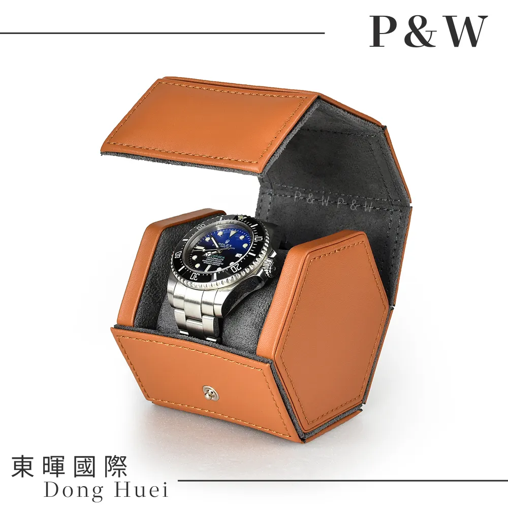 【P&W名錶收藏盒】【棕色皮革】2支裝 手工精品 錶盒 歷史價格詳細信息