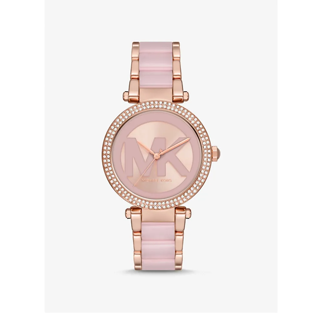 Michael Kors Parker 時尚晶鑽女錶-39mm(MK7286) 歷史價格詳細信息