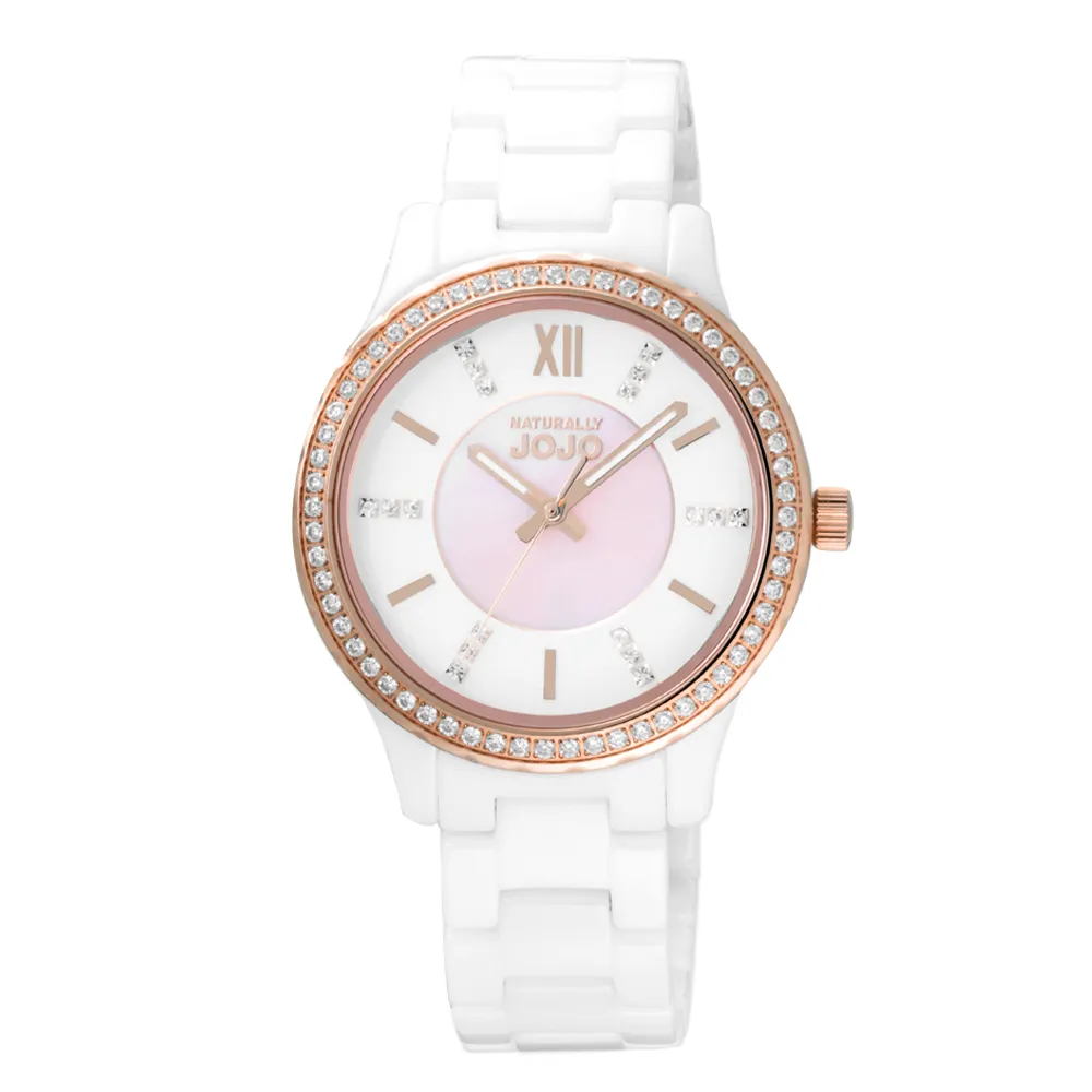 NATURALLY JOJO晶緻美好貝殼面陶瓷腕錶-粉貝 價格比較,價格查詢,歷史價格詳細信息