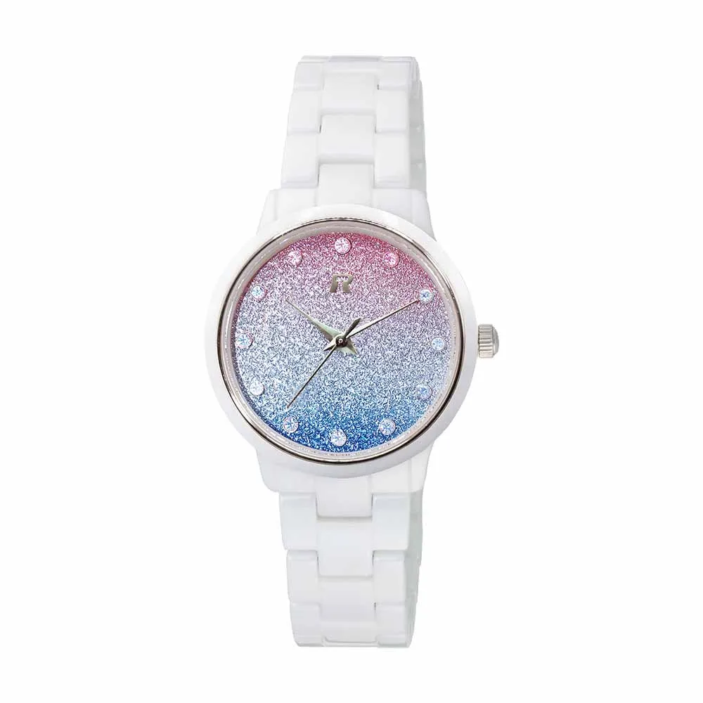 RAINBOW TIME # RT0019RL 全新品 滿鑽奢華時尚女錶 米蘭帶 (玫瑰金)＊24-WATCH_金昌 歷史價格詳細信息