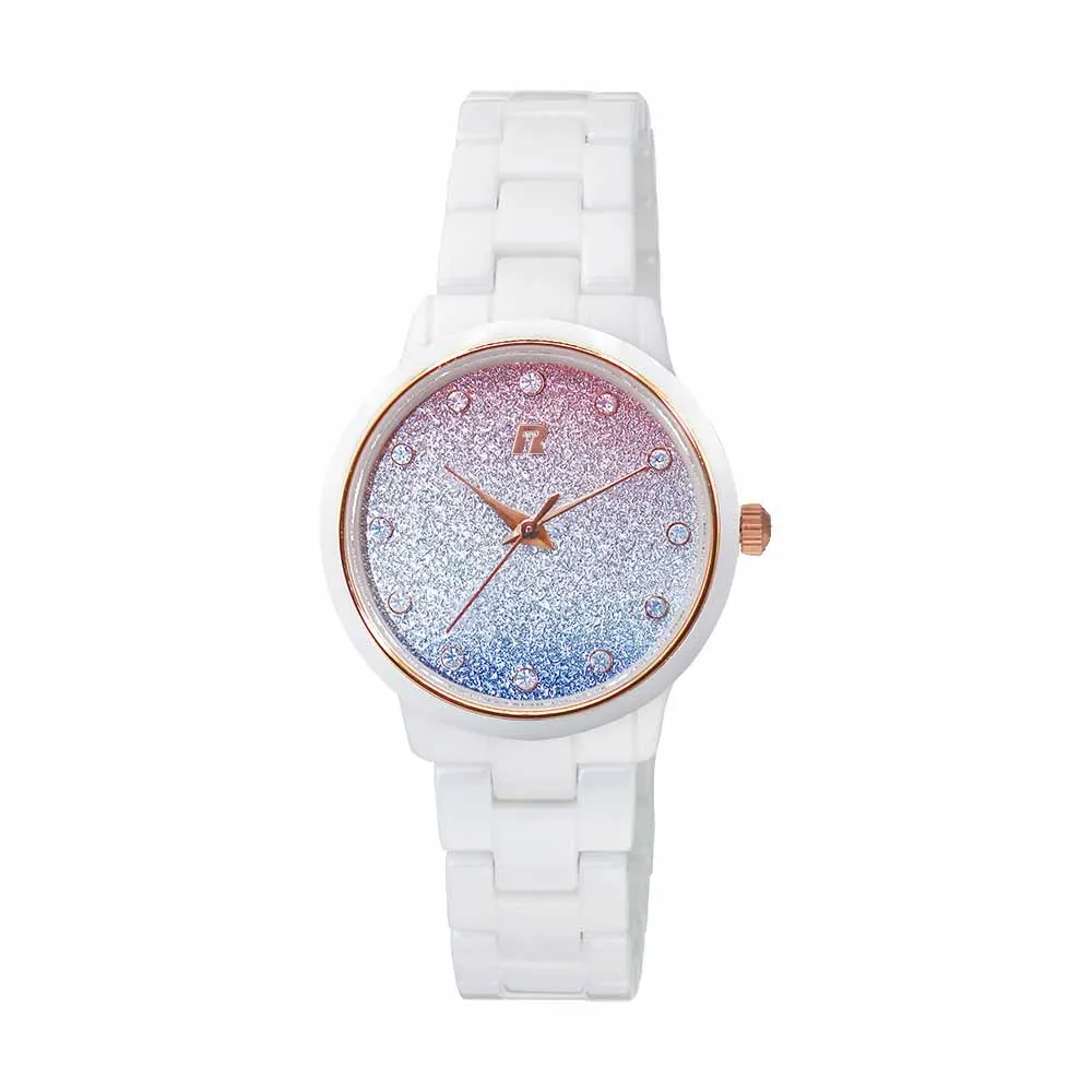 RAINBOW TIME # RT0019RL 全新品 滿鑽奢華時尚女錶 米蘭帶 (玫瑰金)＊24-WATCH_金昌 歷史價格詳細信息