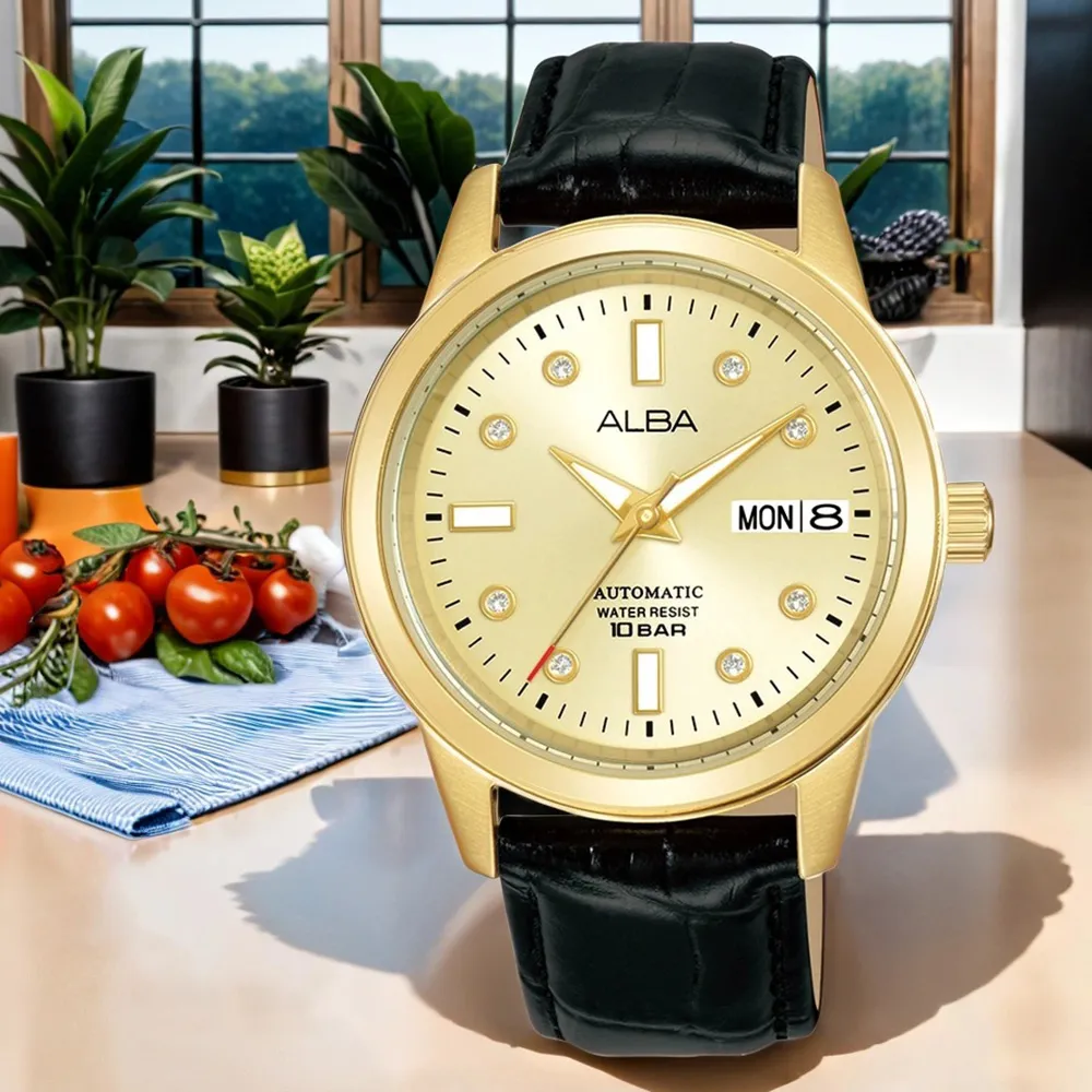 ALBA 雅柏 Tokyo Design 香檳金機械錶-42mm(AL4662X1/Y676-X084G) 歷史價格詳細信息