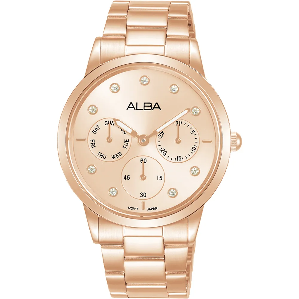 ALBA-雅柏 CUTiE! 黛綠蝶貝女錶-32mm VJ32-X345G/AG8P37X1 歷史價格詳細信息