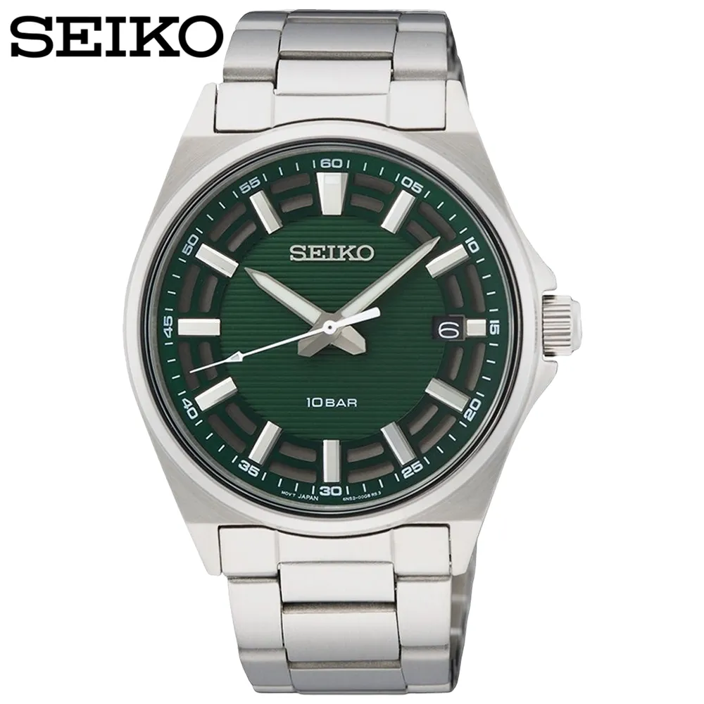 【SEIKO】精工 SUR523P1 簡約三針 日期顯示 藍寶石鏡面 鋼錶帶男錶 6N52-00A0U 粉 39.5mm 歷史價格詳細信息