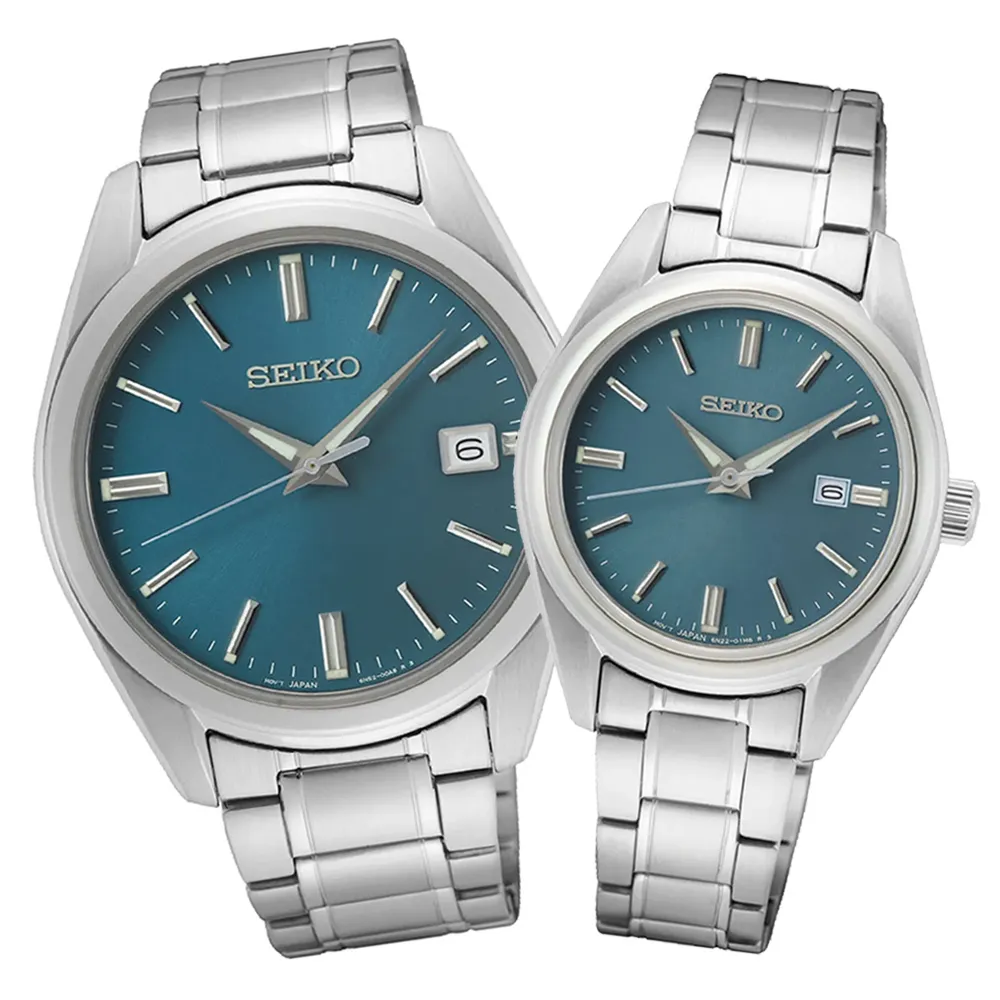 SEIKO 精工 CS系列 簡約經典情人對錶 (6N52-00A0P+6N22-00K0P) 歷史價格詳細信息