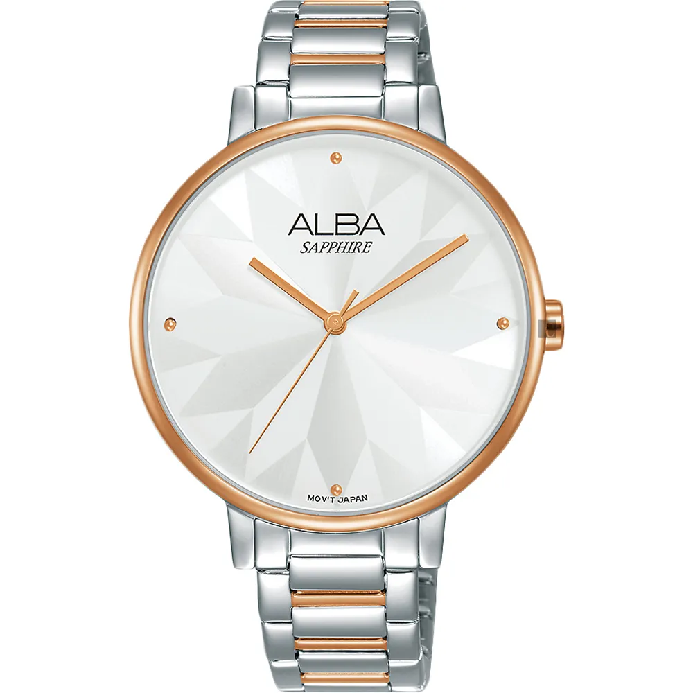 ALBA 雅柏 FASHION經典米蘭錶帶款34mm(AG8M52X1/VJ32-X328K)橘金色 歷史價格詳細信息